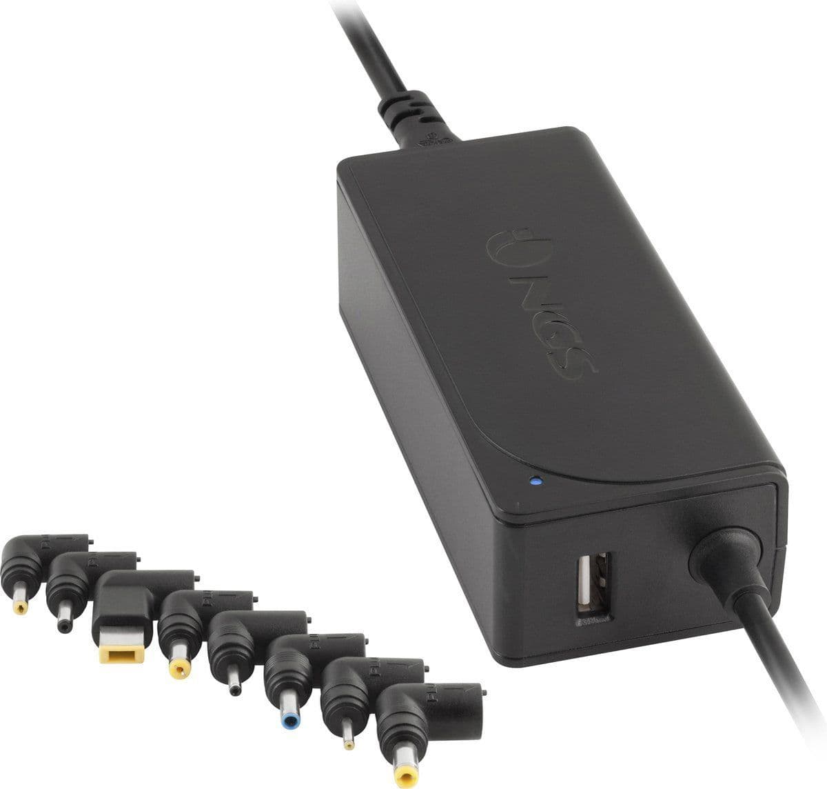 NGS 70W - Universele laptop adapter - 70W - HP Dell Acer Asus - 11 tips