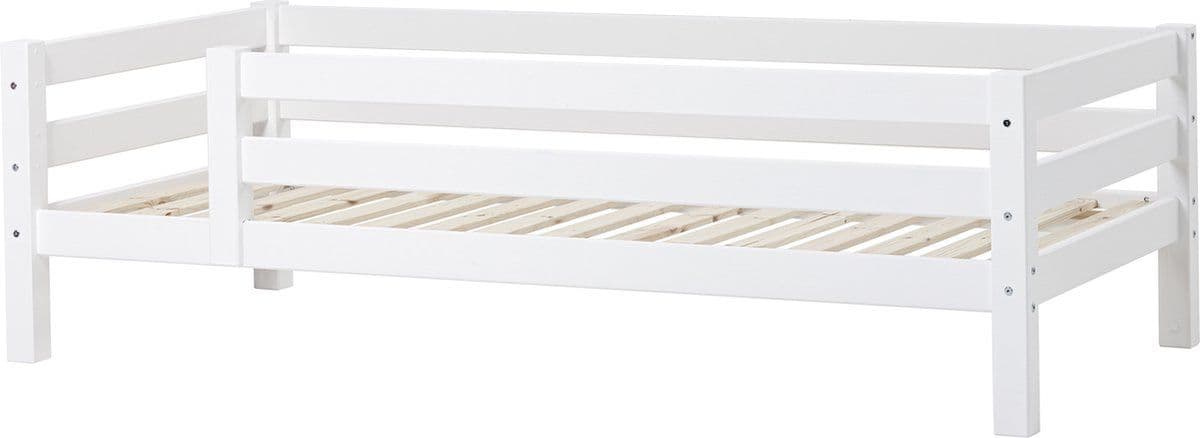Hoppekids ECO Luxury juniorbed met 3/4 bedhekje 90x200 cm, wit
