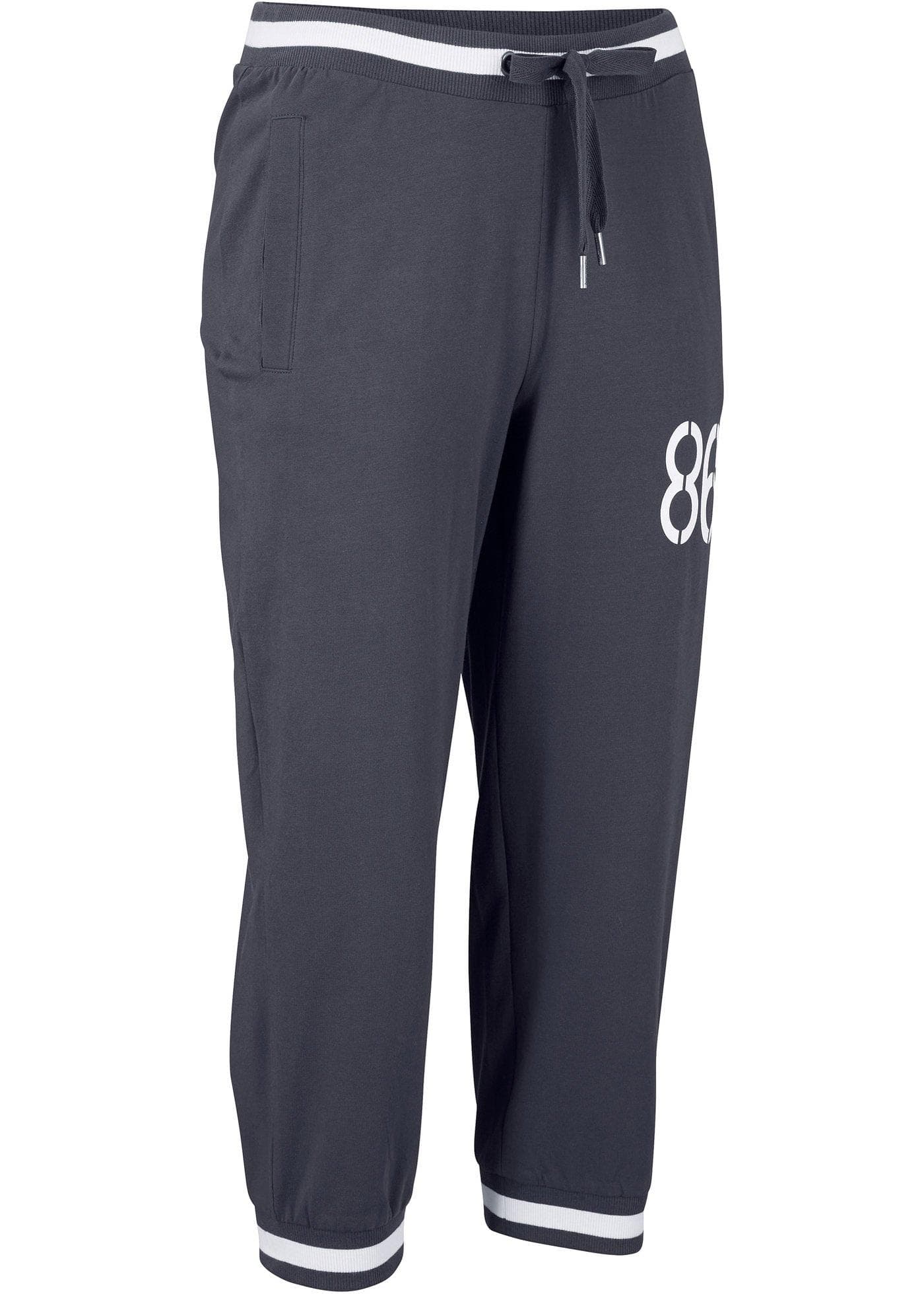 Jogging longueur 3/4 en coton extensible