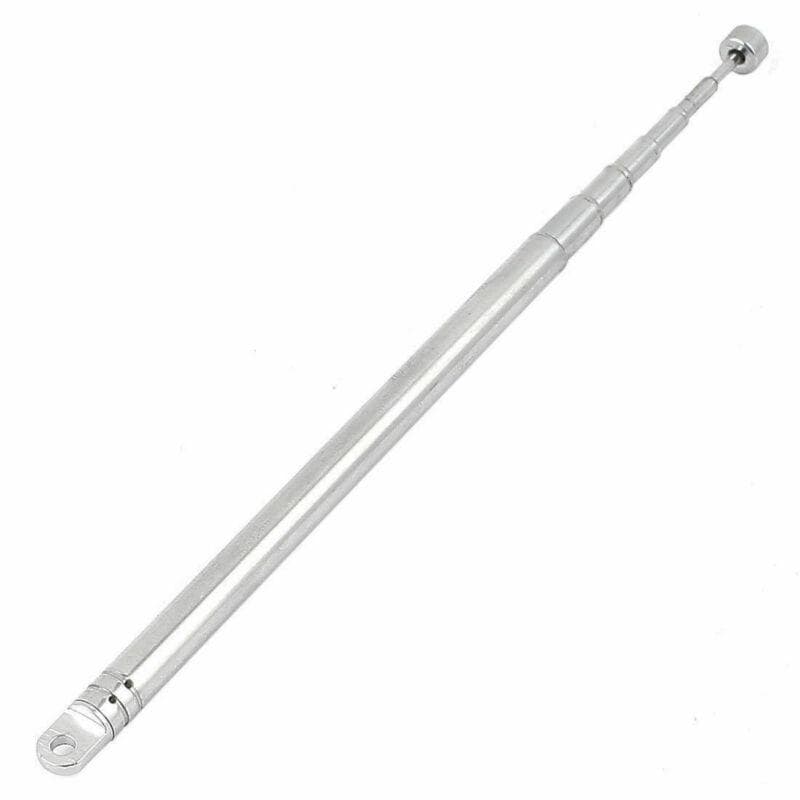 1pc flambant neuf 7 Sections remplacement antenne télescopique TV Radio DAB AM/FM antenne télescopique universelle