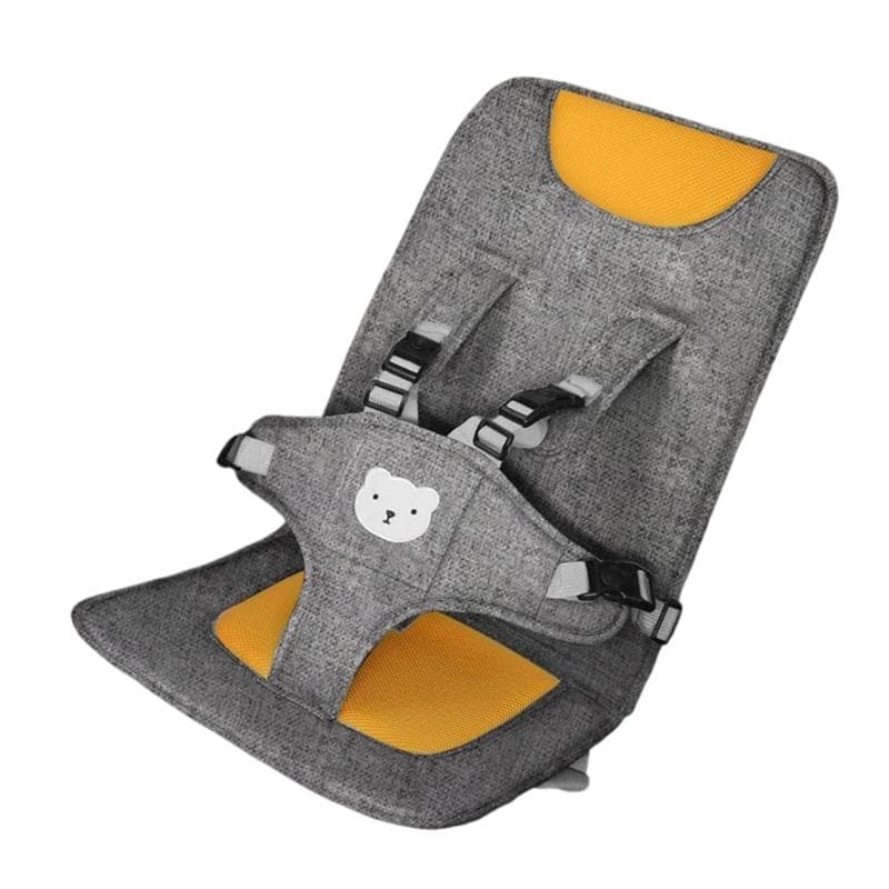 Installations Rapides Siège Portable pour Tout-Petit Construction Robuste Préparation de Voyage Siège Bébé Léger Universel Pour Véhicules grise