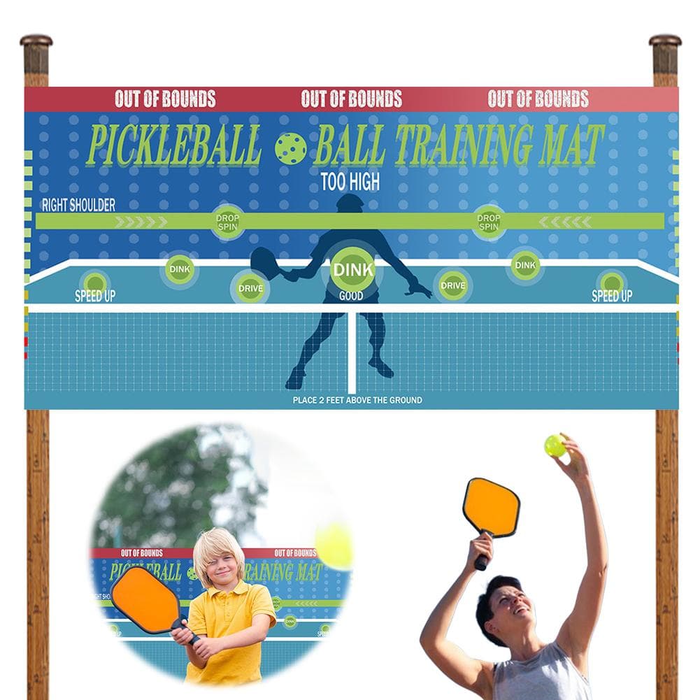 Planche d'entraînement Pickleball Rebondeur Pickleball Aide à l'entraînement Coussinet mural Dink Pickleball pour utilisation sur terrain