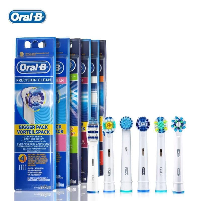 Véritable tête de brosse à dents Oral B têtes de brosse remplaçables propres et de précision pour brosse à dents électrique de Type Rotation