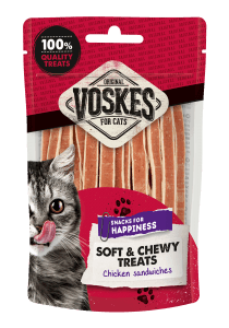 Voskes kattensnack Kip Sandwiches 60 gram