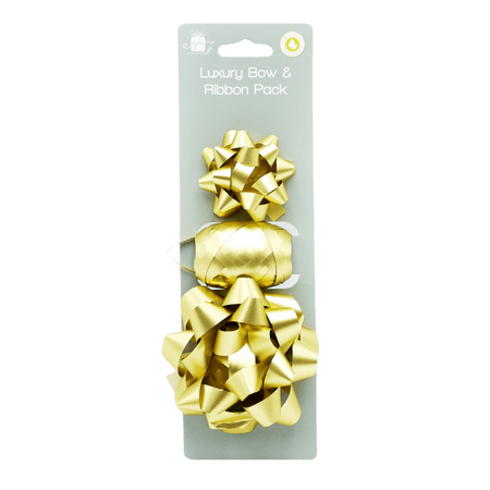 Giftmaker Luxe Cadeaulint en Strik Goud