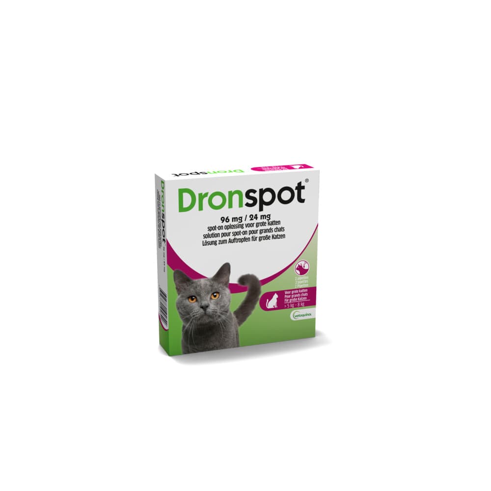Dronspot Ontwormingspipet Grote Katten 2 stuks