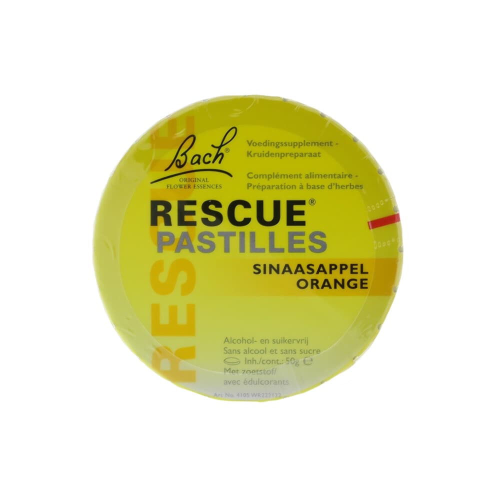 Bach Rescue Pastilles Sinaasappel 50 gr