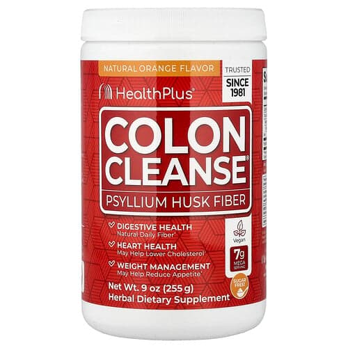 Health Plus, Colon Cleanse®, natuurlijke sinaasappel, 255 g