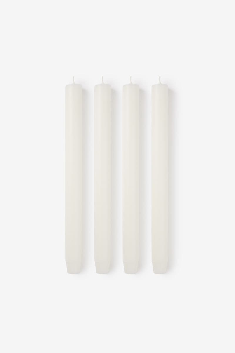 Petites Bougies Chandelier - Blanc