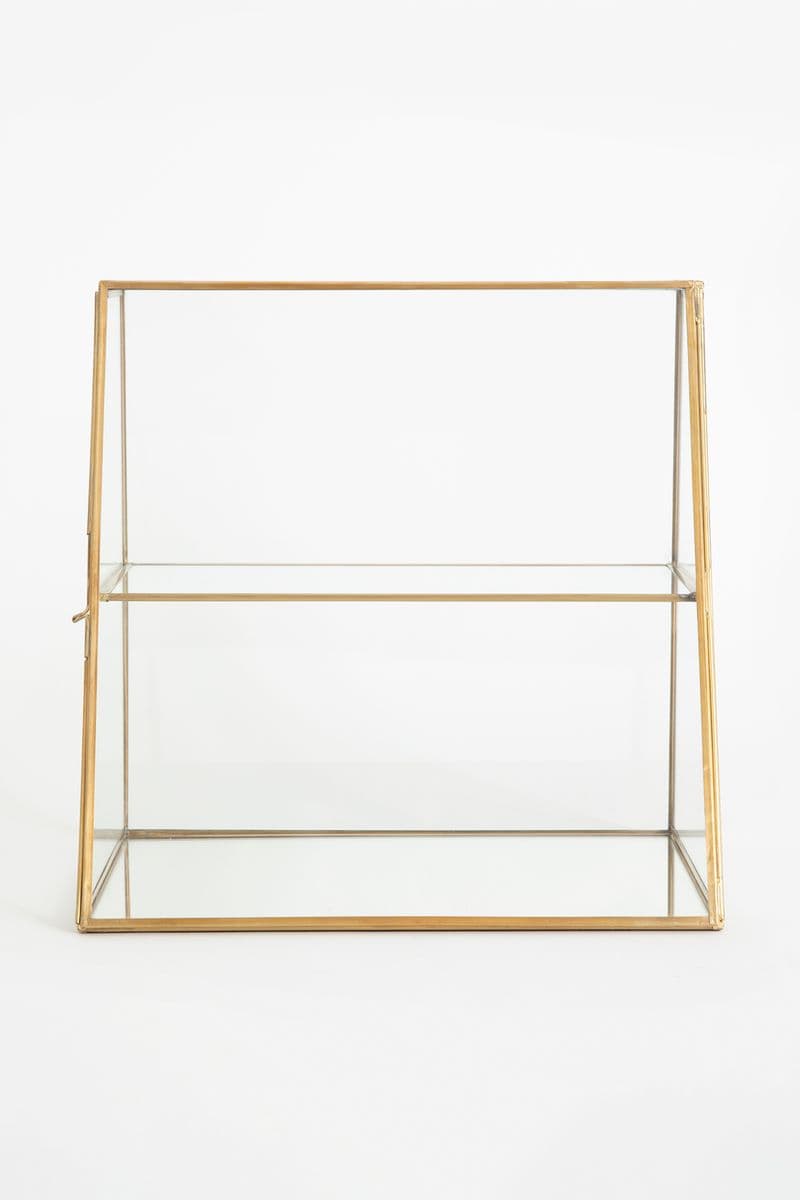 Petit Meuble Vitrine En Verre