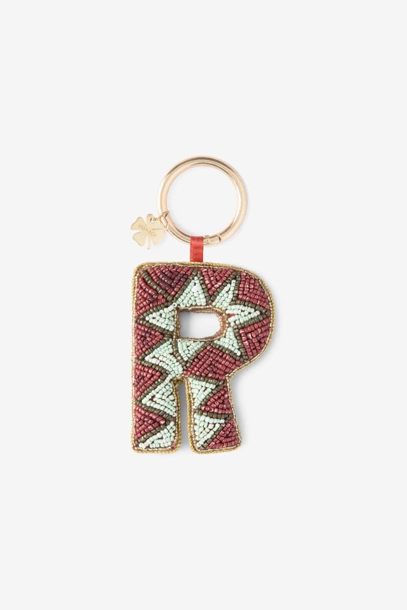 Charm De Sac Lettre R - Rouge Foncé