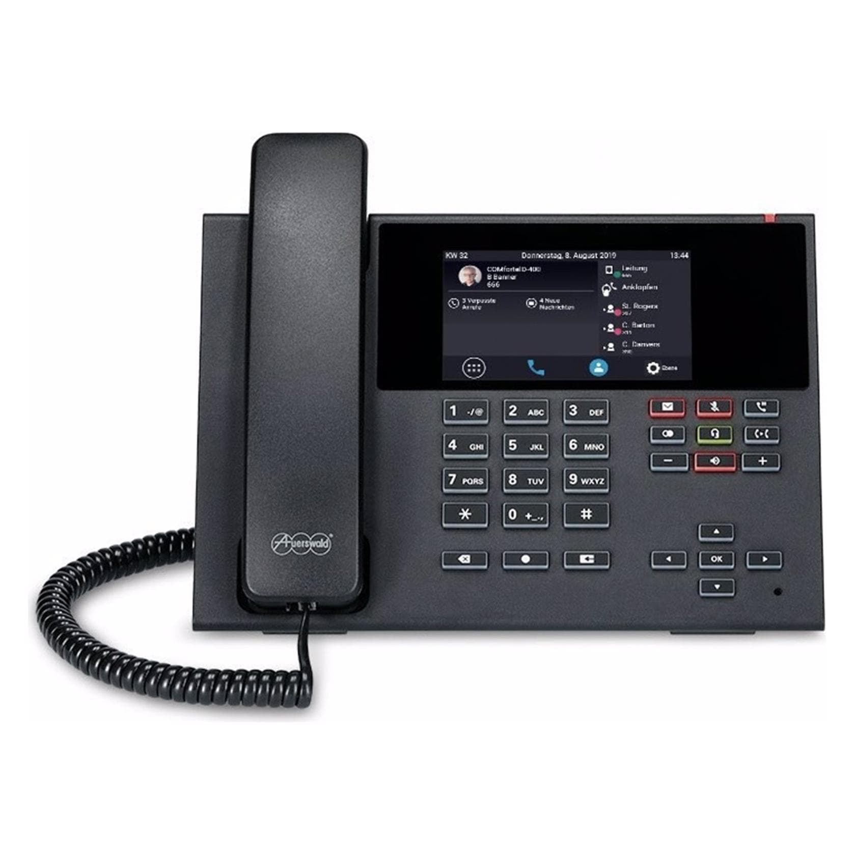 Auerswald COMFORTEL D-400, Telefoon, Zwart