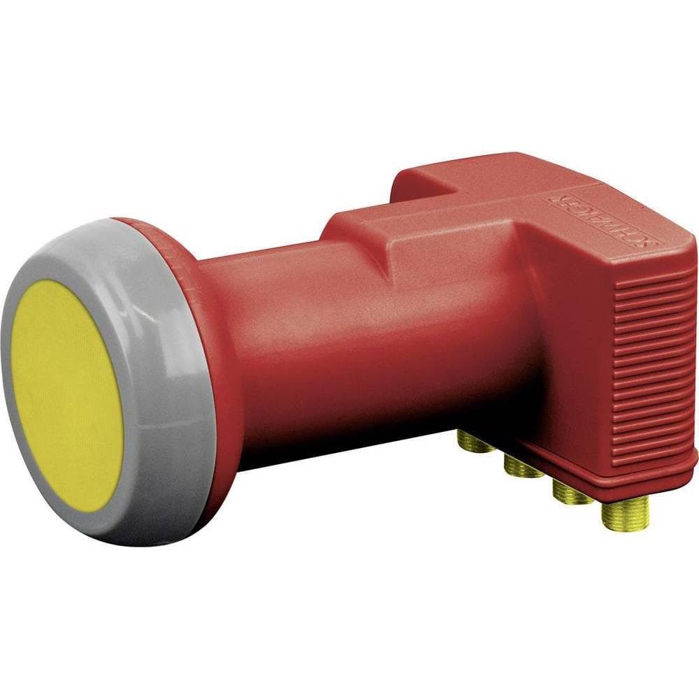 Schwaiger Quattro (Quattro LNB, 40 mm), LNB, Rood