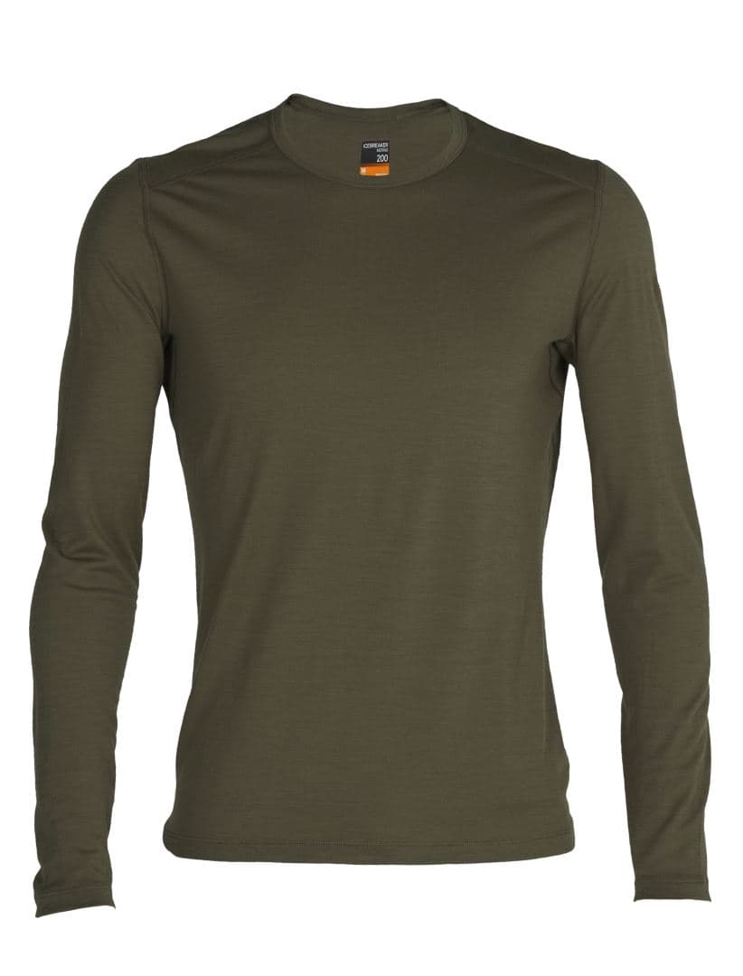 Merino 200 Oasis LS Crewe Thermoshirt Heren Loden L