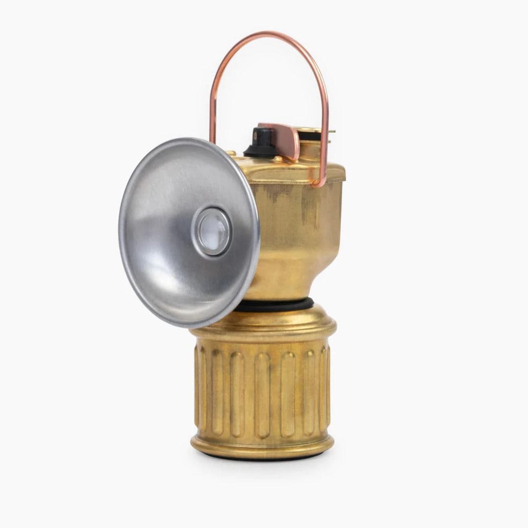 Miners Lantern Lamp Brass