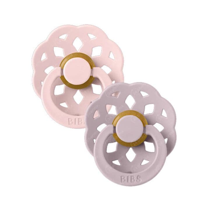 Bibs Fopspeen 0-6 Maanden Blossom/Dusky Lilac