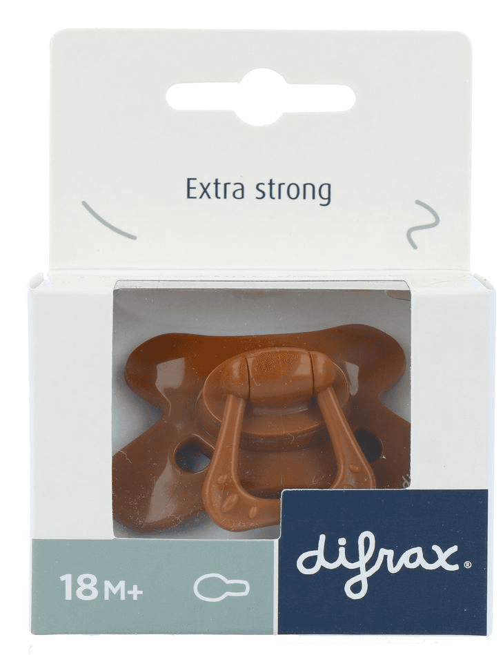 Difrax Fopspeen Natural 18+ Maanden Uni Cinnamon
