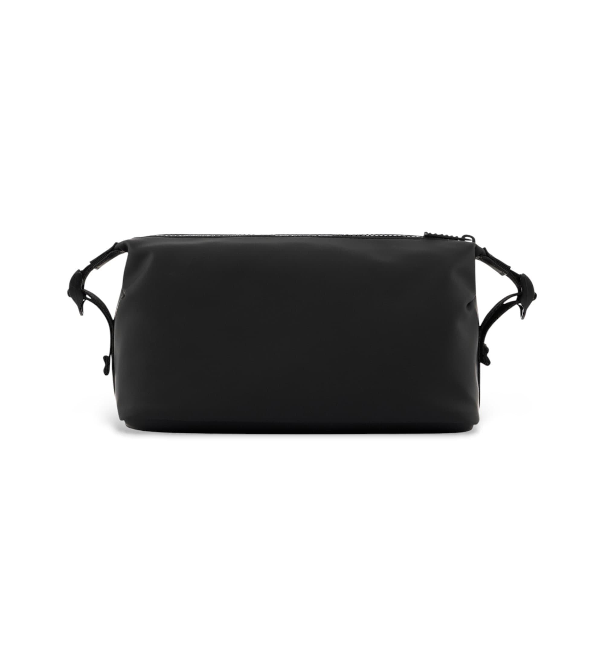 EA7 Unisex. 7X000638_AF13811 Schwarzer Gummi-Toilettenbeutel (OSFA), Lässig, Polyester