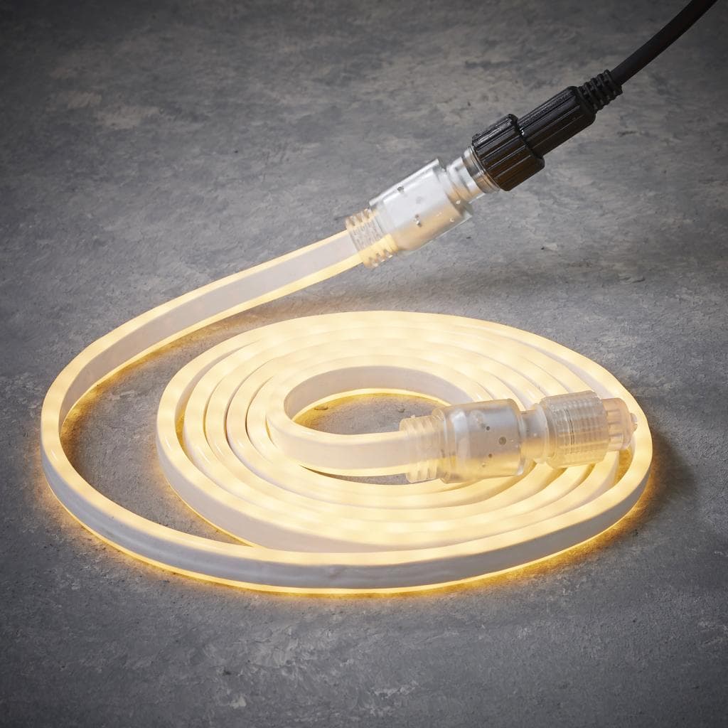 Luca Lighting connect 24 neon lichtsnoer warm wit 180LED ip44 300xw1.5xh1cm