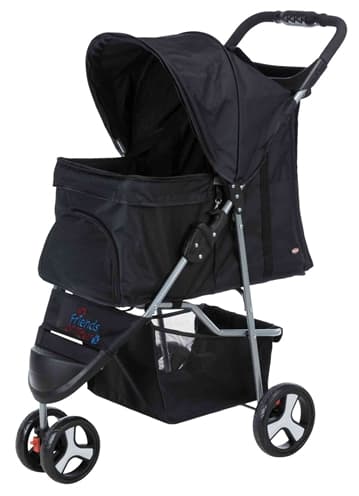 TRIXIE HONDENBUGGY ZWART 80X47X100 CM