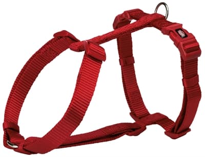 TRIXIE HONDENTUIG PREMIUM H-TUIG ROOD 42-60X1,5 CM