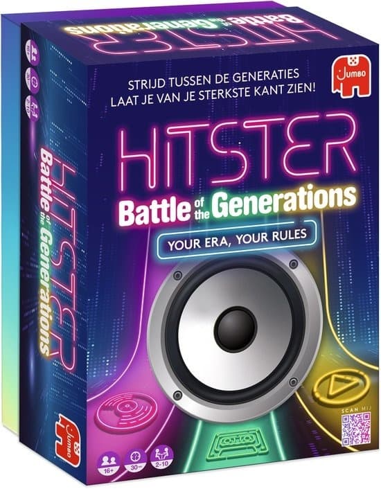 Hitster Battle Of the Generations - Jumbo Kaartspel|Partyspel