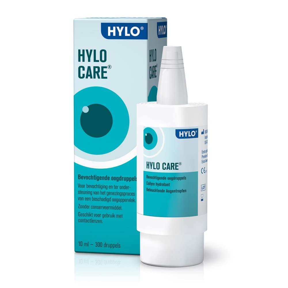 Hylo Care Bevochtigende Oogdruppels Bij Een Beschadigd Oogoppervlak 10ml