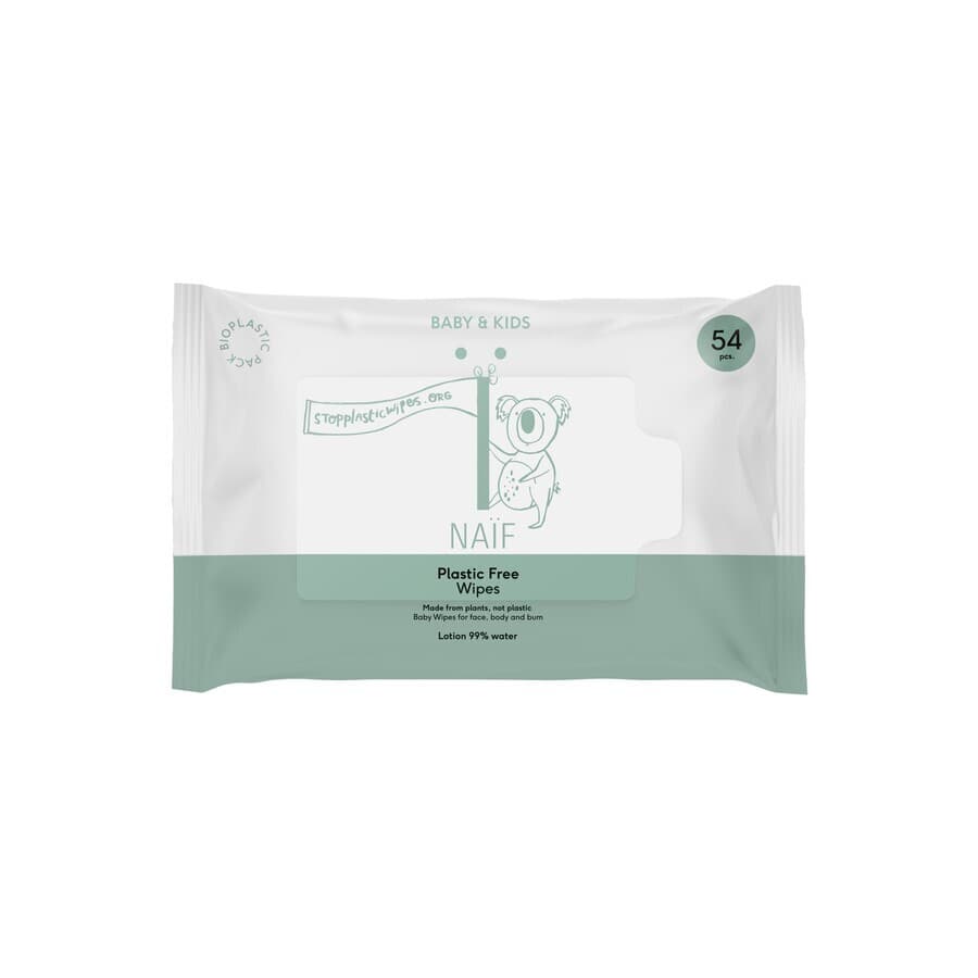 Naïf Lingettes Sans Plastique Bébé Et Enfants 54 Lingettes