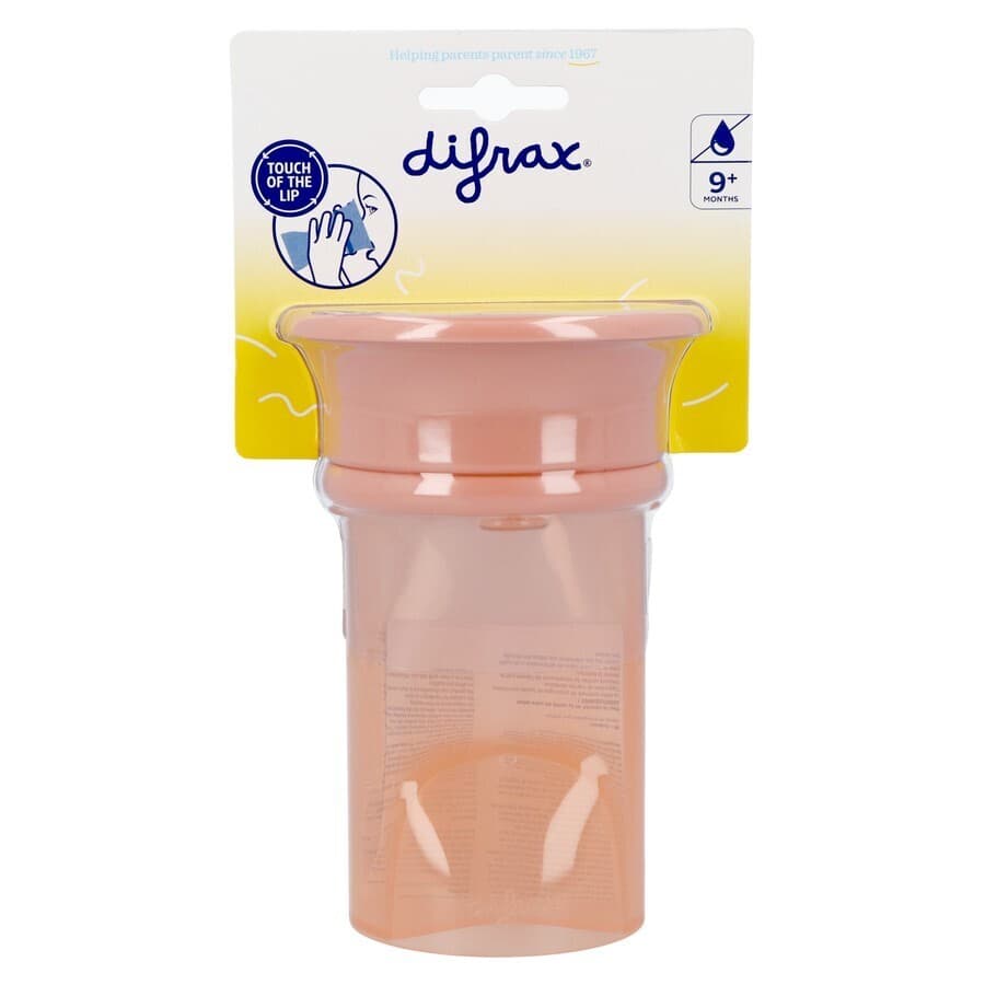 Difrax Coupe Anti-Fuite 360 Degres Peachy 250ml