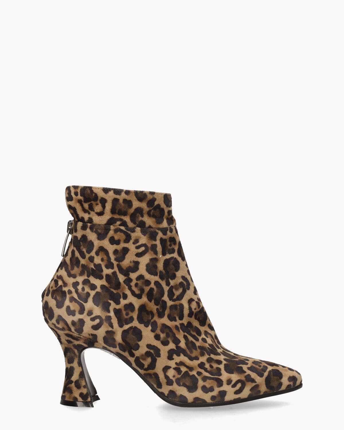 9928 Bruin/Zwart Dames Enkelboots