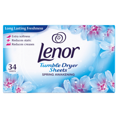 Lenor Spring Awakening droogtrommeldoekjes - 34 stuks.