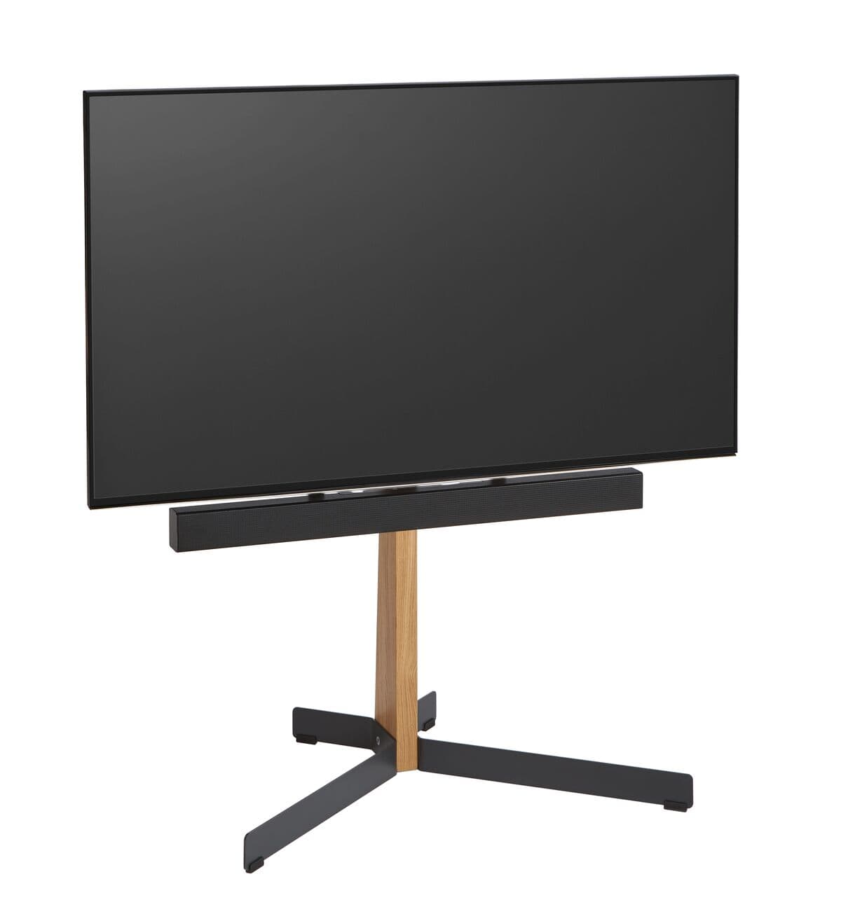 Vogel's TVS 3695 TV standaard: 40 - 77 inch | Eikenhout & staal (zwart) TVS 3695 tv vloerstandaard (zwart)- Black Friday 2025