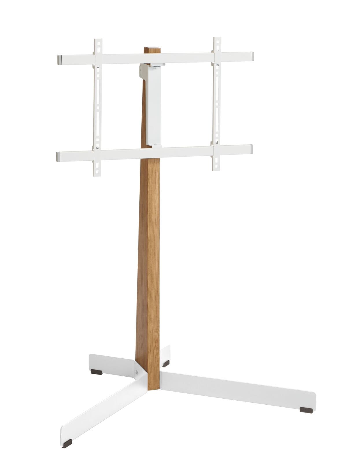 Vogel's TVS 3695 TV standaard: 40 - 77 inch | Eikenhout & wit staal TVS 3695 tv vloerstandaard (wit)- Black Friday 2025