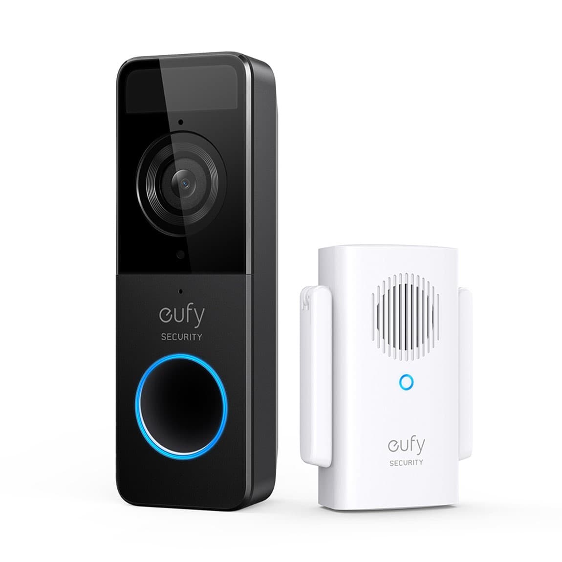 eufy Video Doorbell Slim (Batterij) met Gong - Zwart