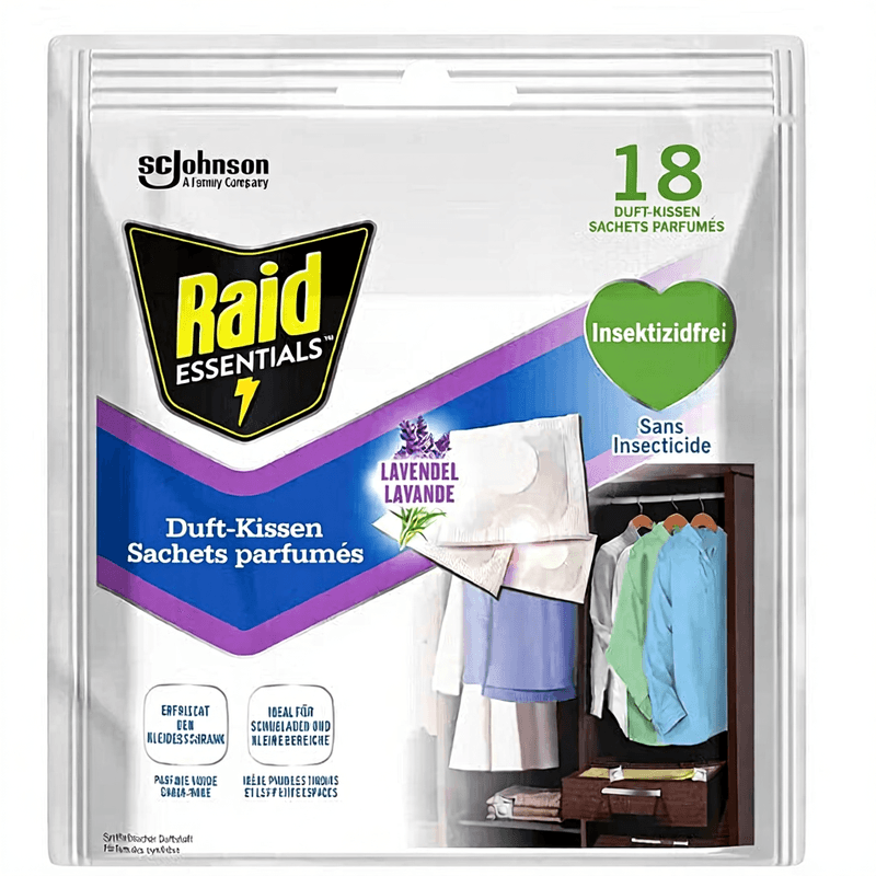 Raid Essentials Lavendel-Duftbeutel 18 Stück