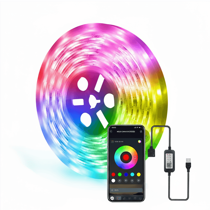VIVREAL USB-LED-Streifen, mehrfarbiges Hintergrundlicht, 9,84 Fuß, RGB-Beleuchtung, HM-3-12, Neujahrs-Angebot, Top-Geschenkideen