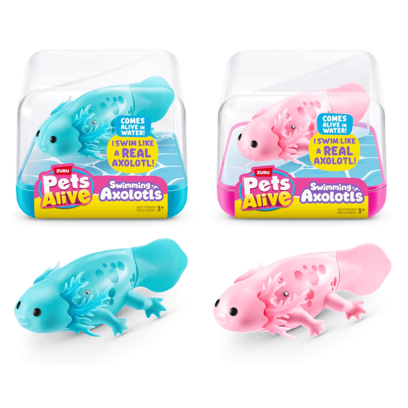 ZURU Pets Robo Axolotl, 1 Stück, Design zufällig