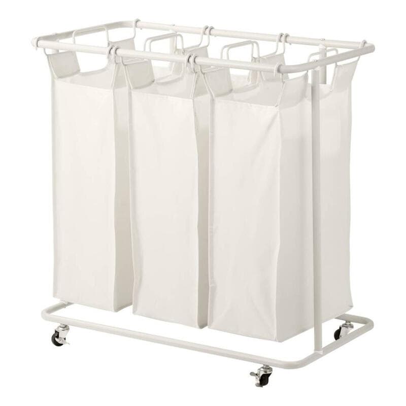 FIVE Simply Smart - Wäschekorb 3 Fächer "Linea" 79 cm Beige