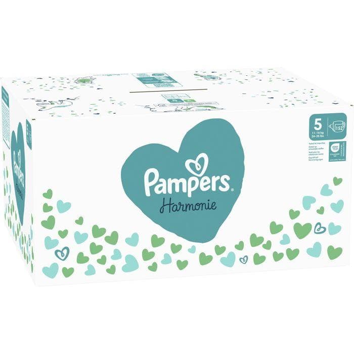 PAMPERS Harmony Baby taille 5 (152 pcs)