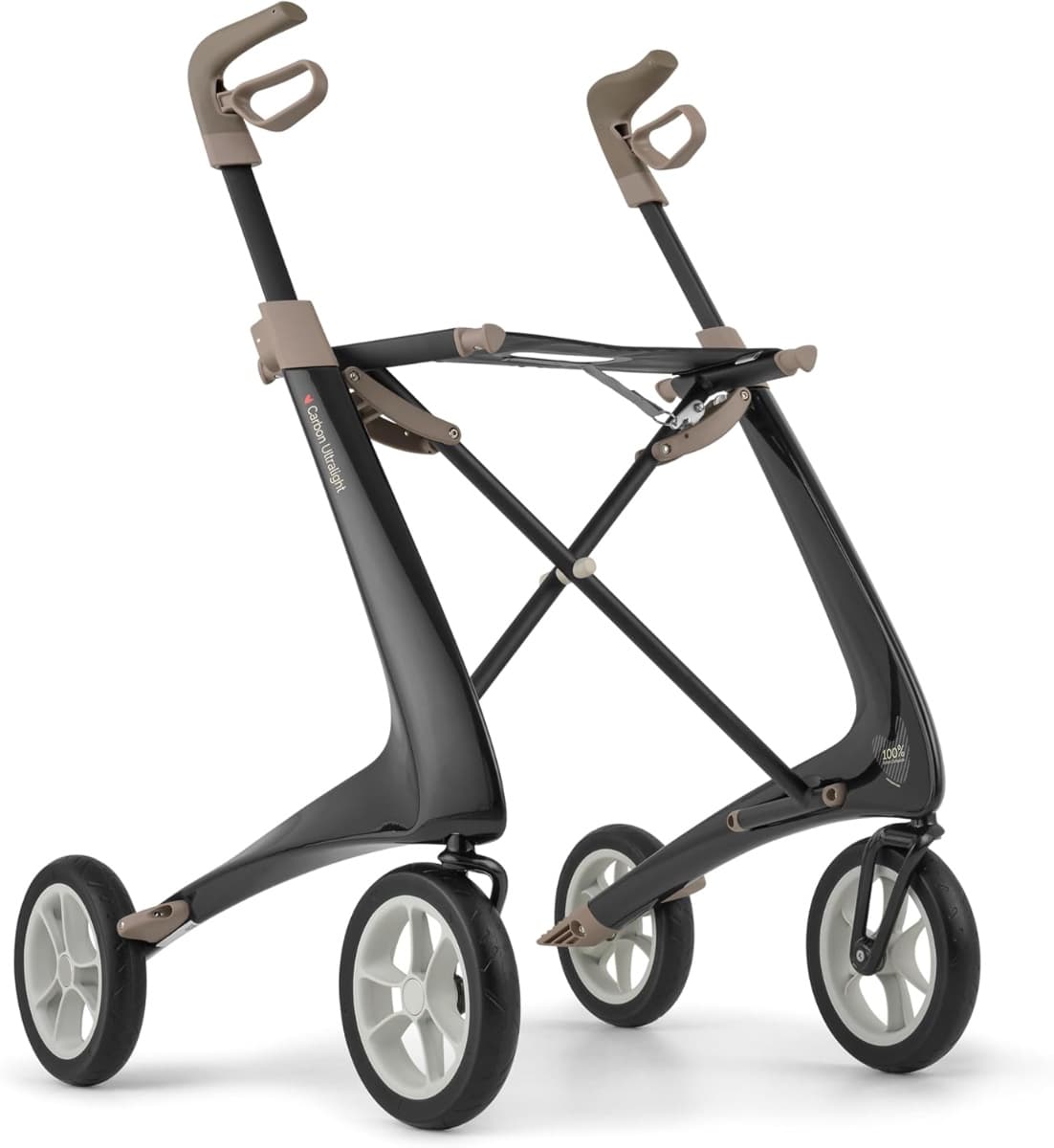 byACRE Carbon Ultralight rollator regular-Black