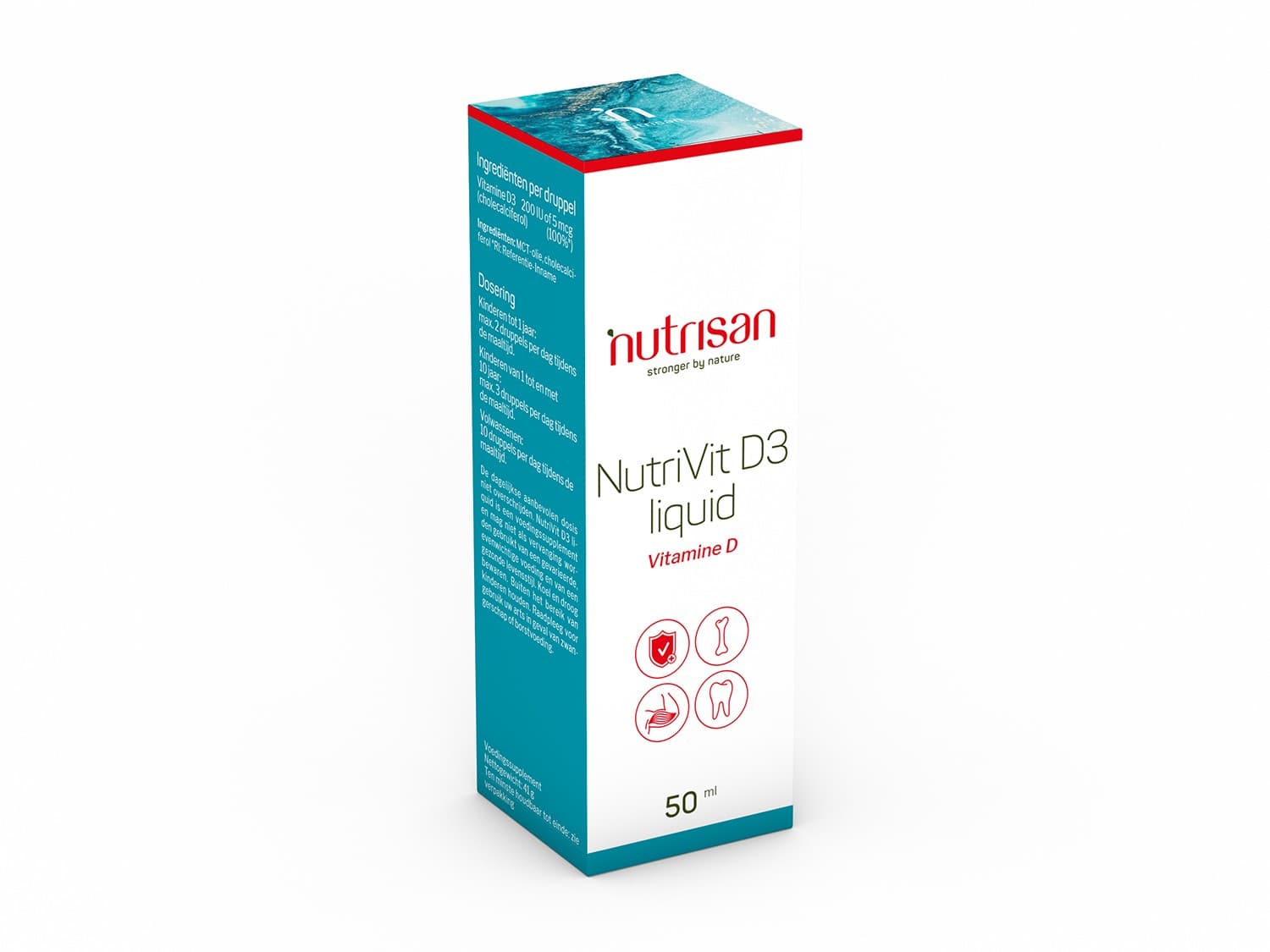 Nutrisan NutriVit D3 Liquid Vitamine D Vloeibaar - 50ml