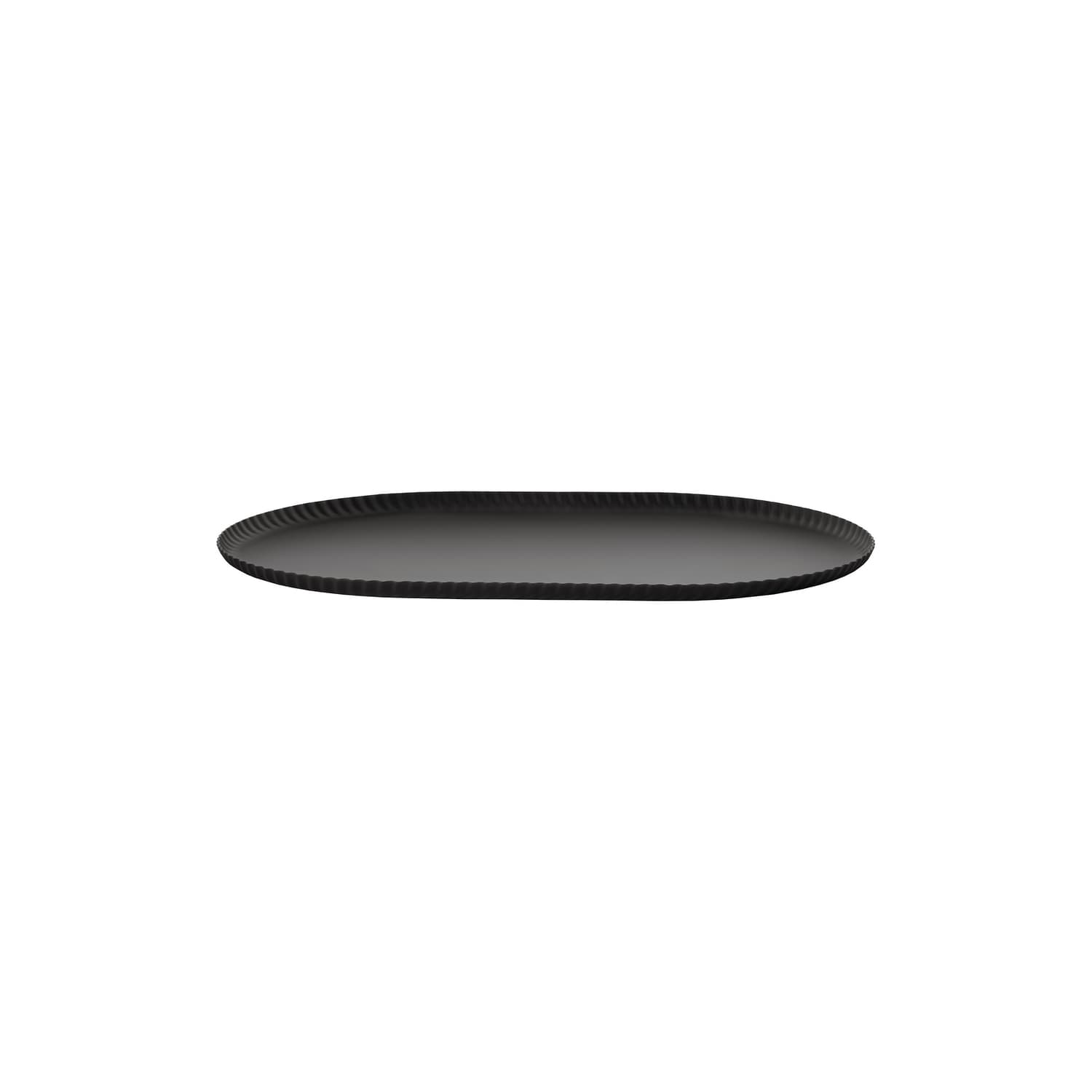 Alessi - Plateau Pleats - Noir - Acier - Designer Jin Kuramoto