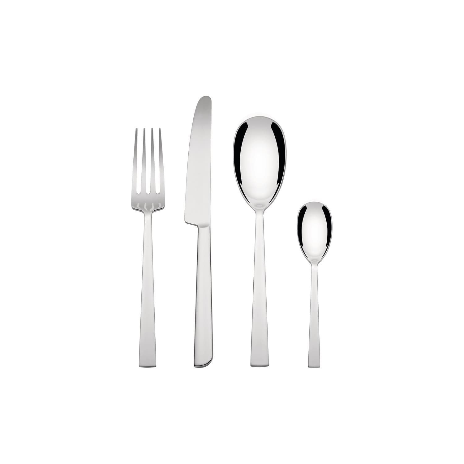 Alessi - Besteckgarnitur Asta - Metall - rostfreier Stahl - Designer Alessandro Mendini