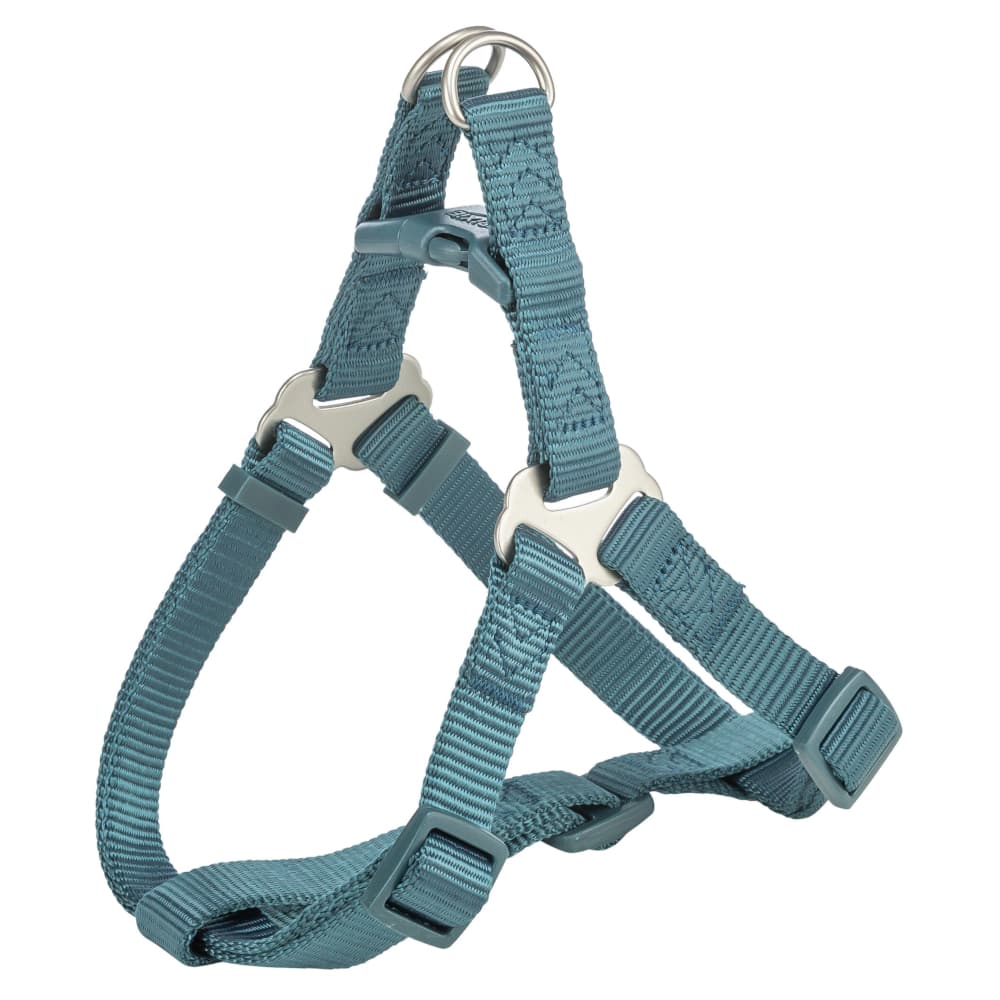 Trixie Harnais Premium One Touch, pétrole taille L : 65-80cm/25mm pour les chiens