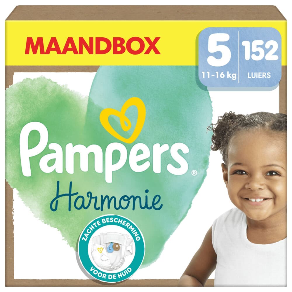 Pampers Harmonie Luiers Maat 5 (11-16 kg) 152 stuks