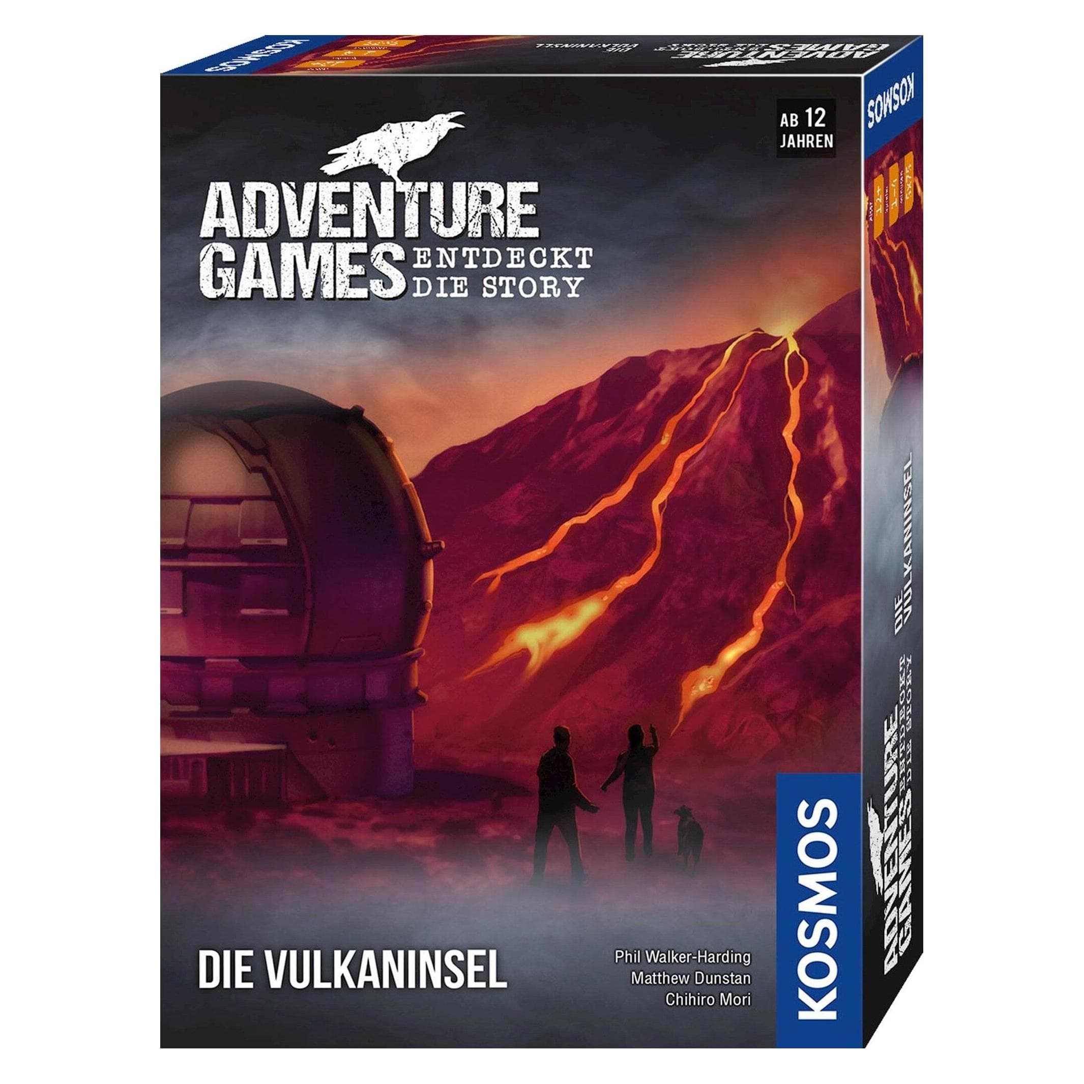 Kosmos Avontuurlijke spelletjes: Het vulkaaneiland (Duits, 1 - 4 Spelers)