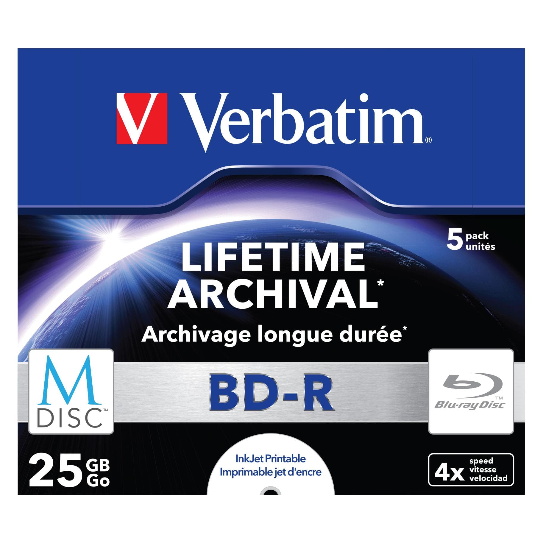Verbatim Bd-R (5x), Optische gegevensdrager