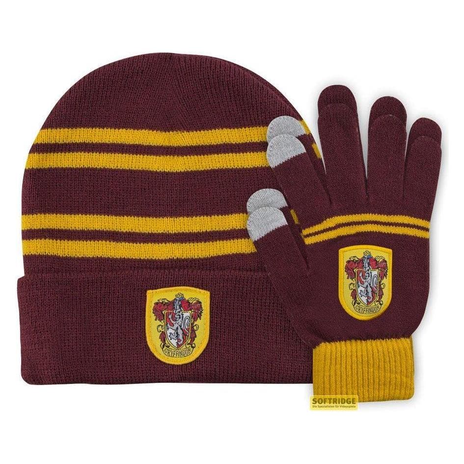Cinereplicas, Unisex, Pet, Harry Potter: Beanie & Handschuhe, Rood, (Eén maat voor iedereen)