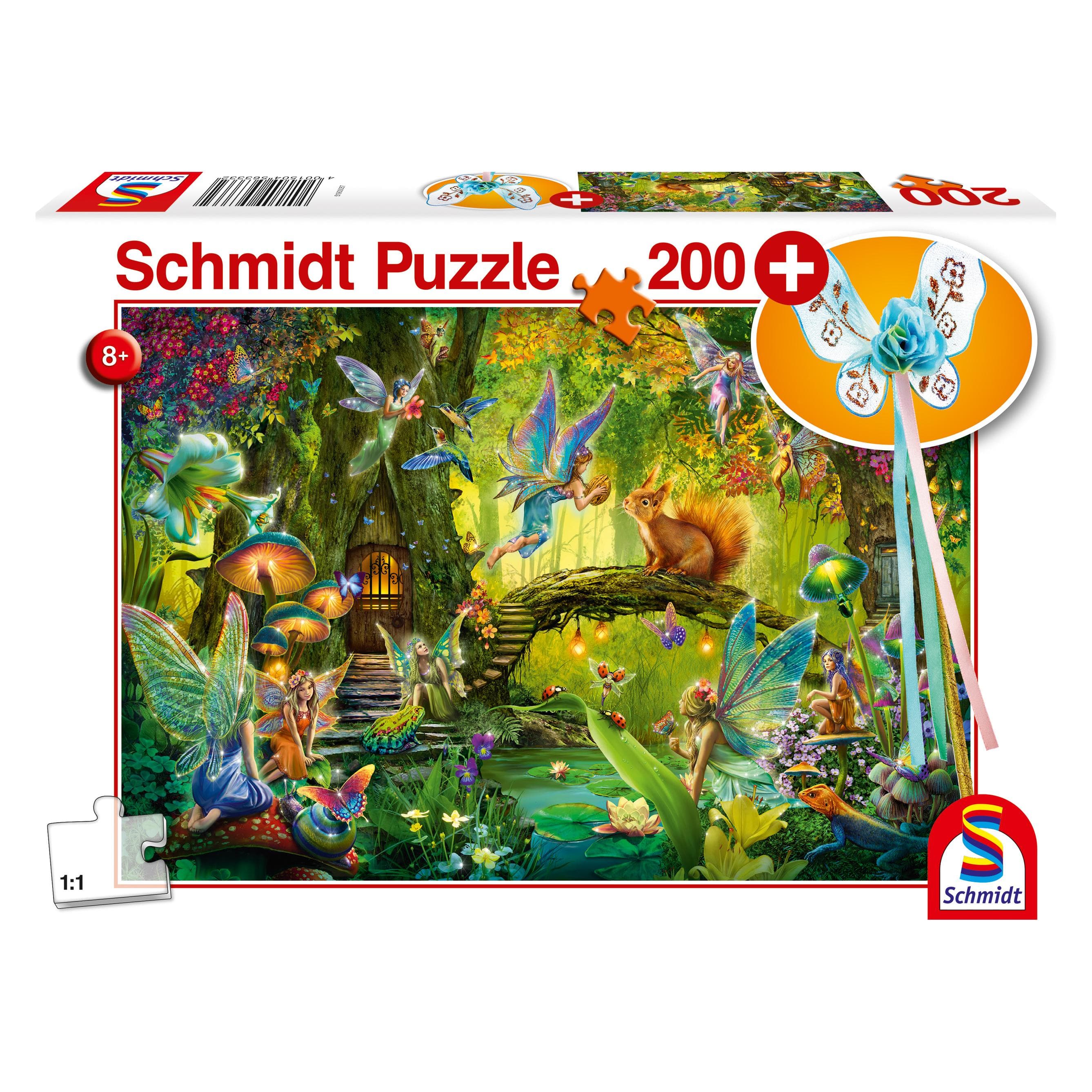 Schmidt Spiele Feeën in het bos (200 onderdelen)