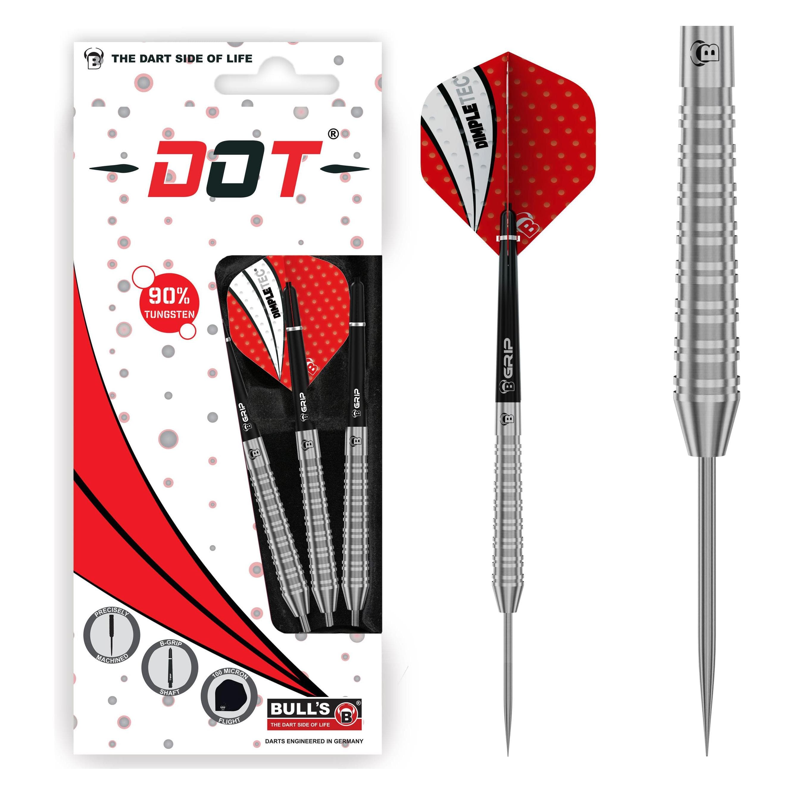 Bull's Dot D3 90% Tungsten Steel Dart (24 g)